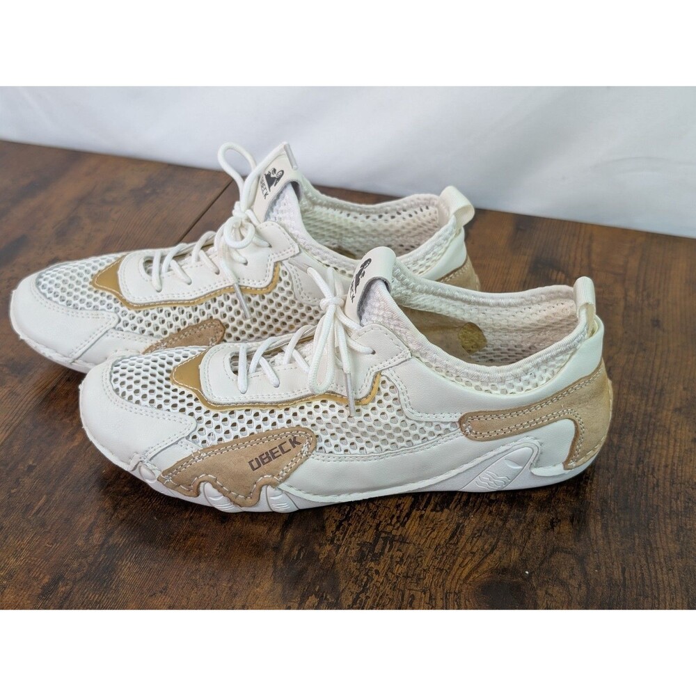 Lightweight Dbeck Tan Mesh Suede Leather Hiking Water Shoes Sneakers EU 40/9.5